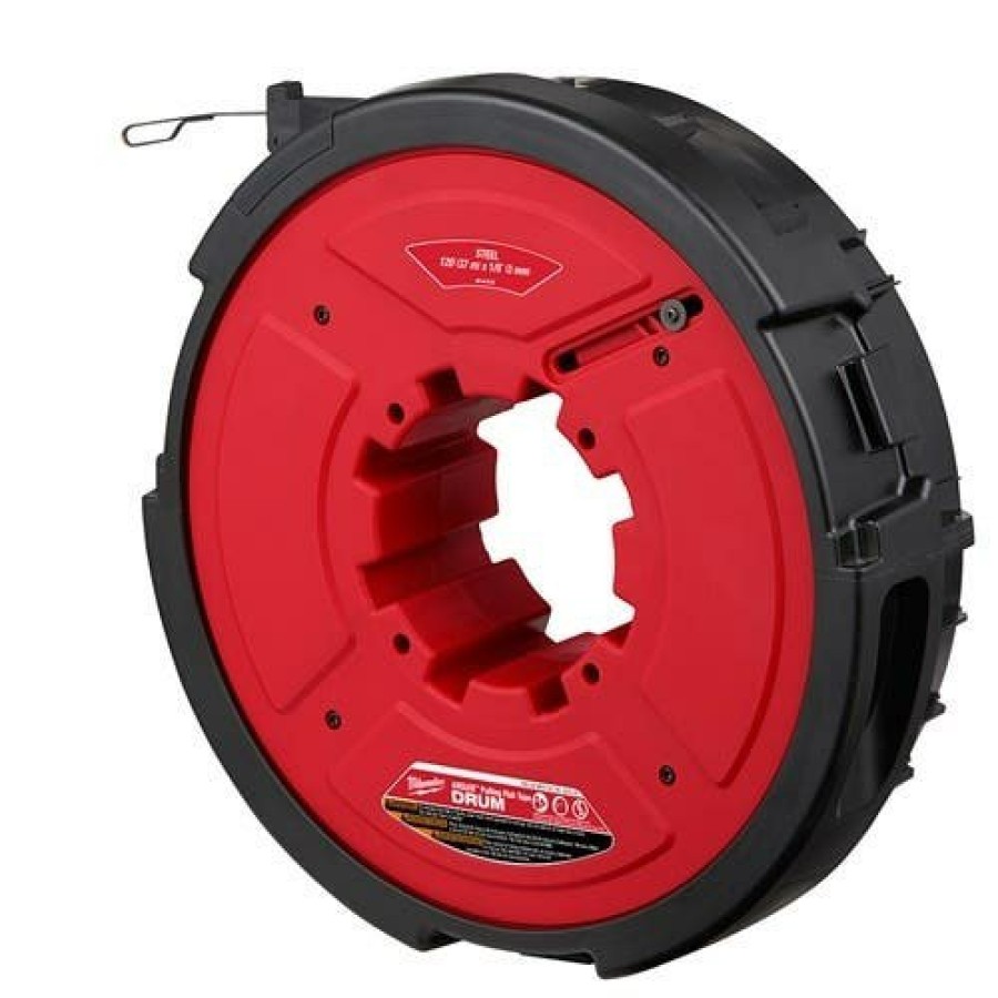 Power Tools Milwaukee Tools | Milwaukee M18 Fuel Angler 120' X 1/8" Steel Pulling Fish Tape Drum 48-44-5176