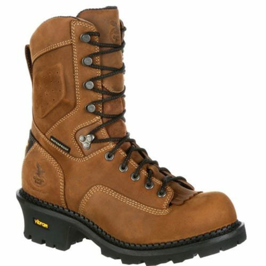 Safety & Work Wear Georgia Boots | Georgia Boot Comfort Core Logger Men'S Composite Toe Waterproof Work Boots