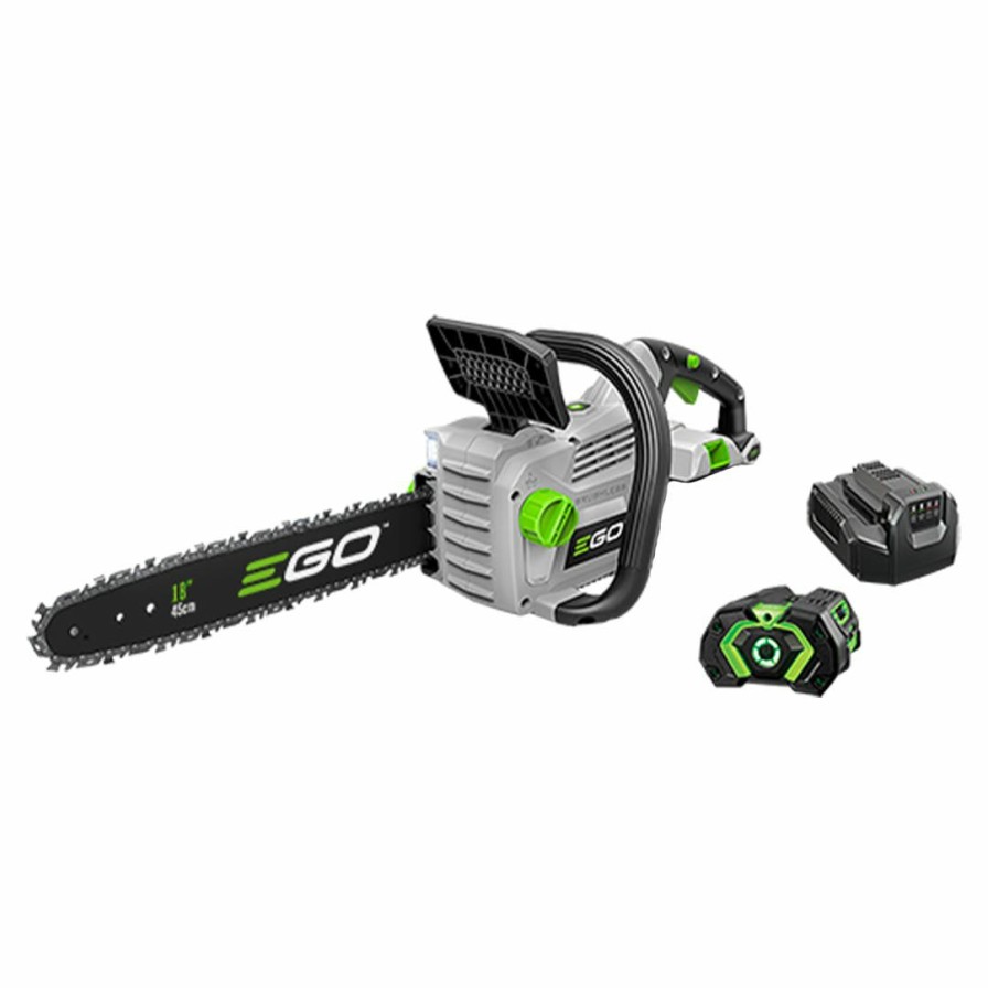 Power Tools EGO Power Equipment | Ego 56V Power+ 18" Chain Saw 5.0Ah Kit Cs1804