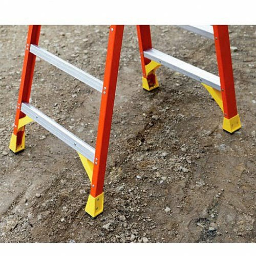 Hardware & Jobsite Supplies Werner | Werner 18Ft Reach Height Fiberglass Podium Ladder 12Ft Type Ia Pd6212