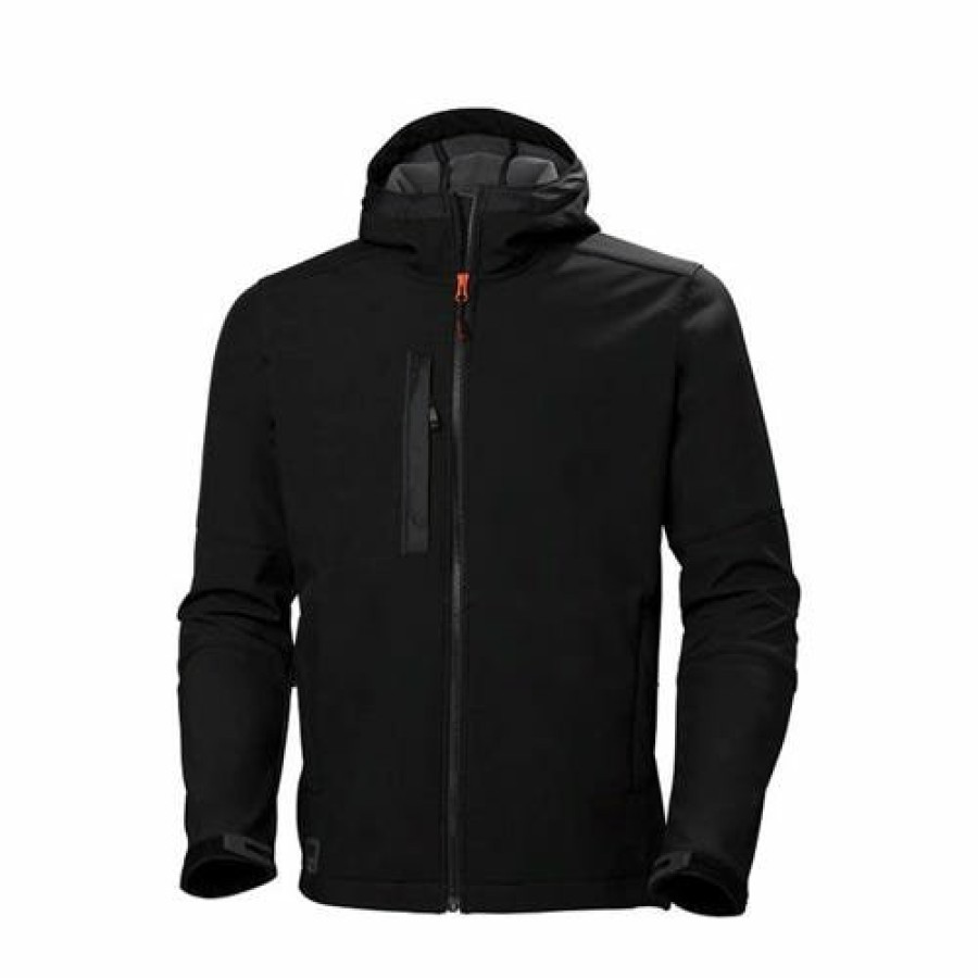 Safety & Work Wear Helly Hansen | Helly Hansen Kensington Hooded Softshell Jacket 74230-990