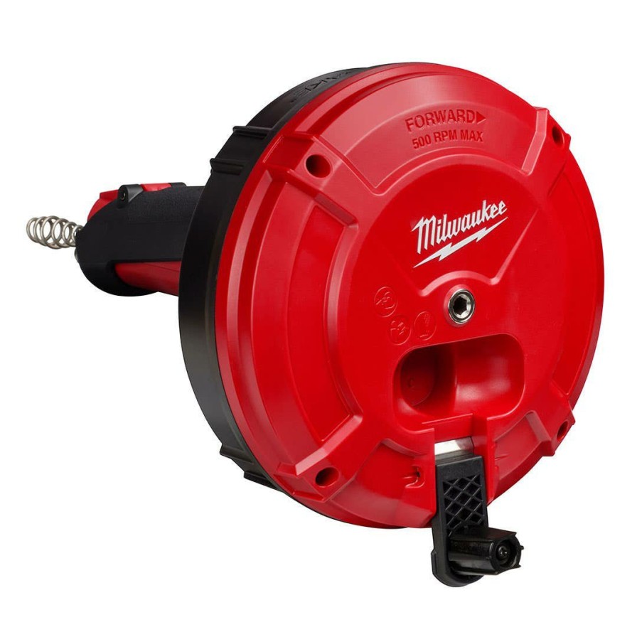 Power Tools Milwaukee Tools | Milwaukee Trapsnake 25' Auger Drain Cleaner W/ Cable Drive 49-16-2573