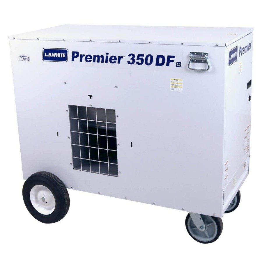 Power Tools L.B. White | L.B. White Premier 350 Df 2.0 Link Ready Enclosed Flame Direct-Fired Heater 350,000 Btus