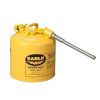 Hardware & Jobsite Supplies Justrite | Justrite 5 Gallon, 7/8" Metal Hose, Type Ii Steel Safety Can For Diesel U251Sy