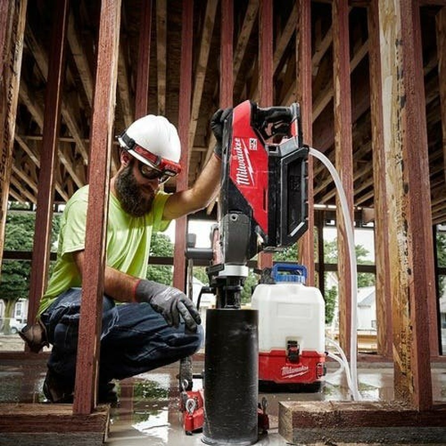 Power Tools Milwaukee Tools | Milwaukee Mx Fuel Handheld 6" Core Drill & Rig Kit W/ Stand One-Key Mxf301-2Cxs