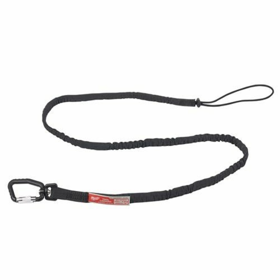 Safety & Work Wear Milwaukee Tools | Milwaukee 15 Lb 72" Extended Reach Locking Tool Lanyard 48-22-8817