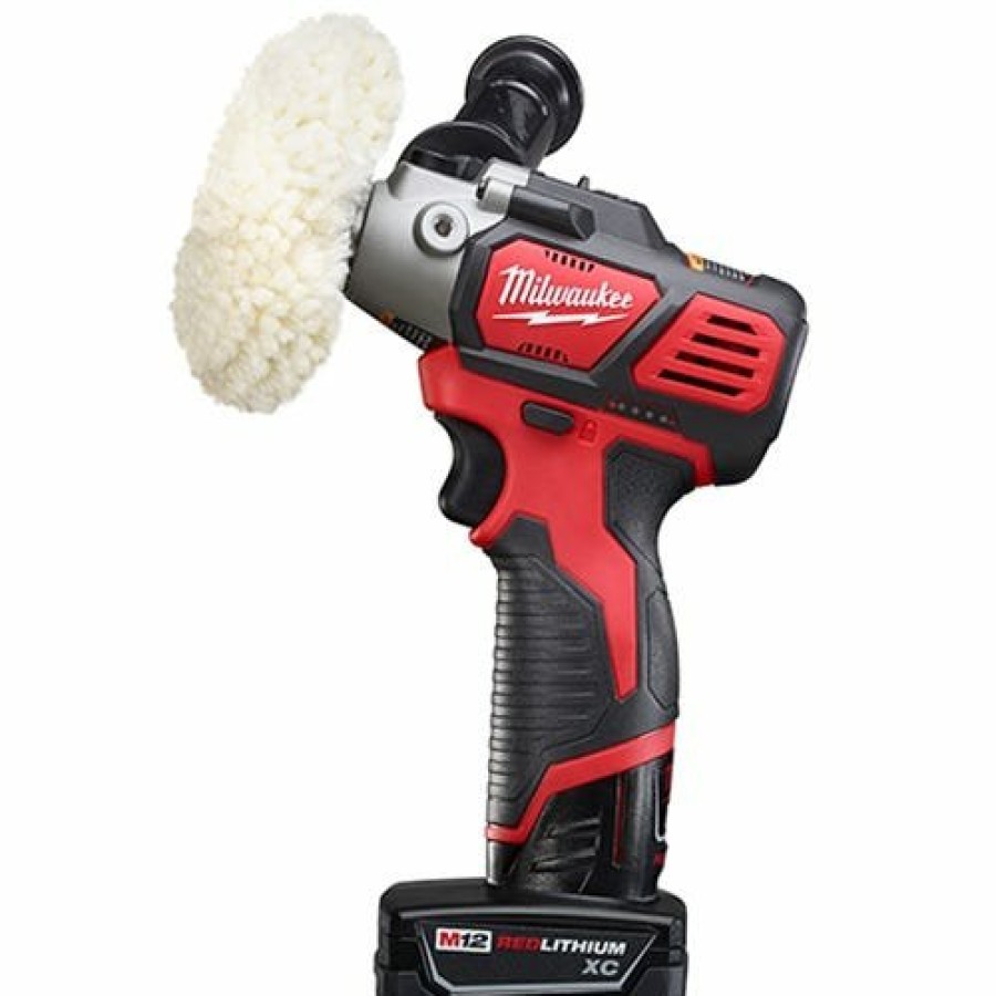 Power Tools Milwaukee Tools | Milwaukee Cordless M12 Variable Speed Polisher/Sander Kit 2438-22X