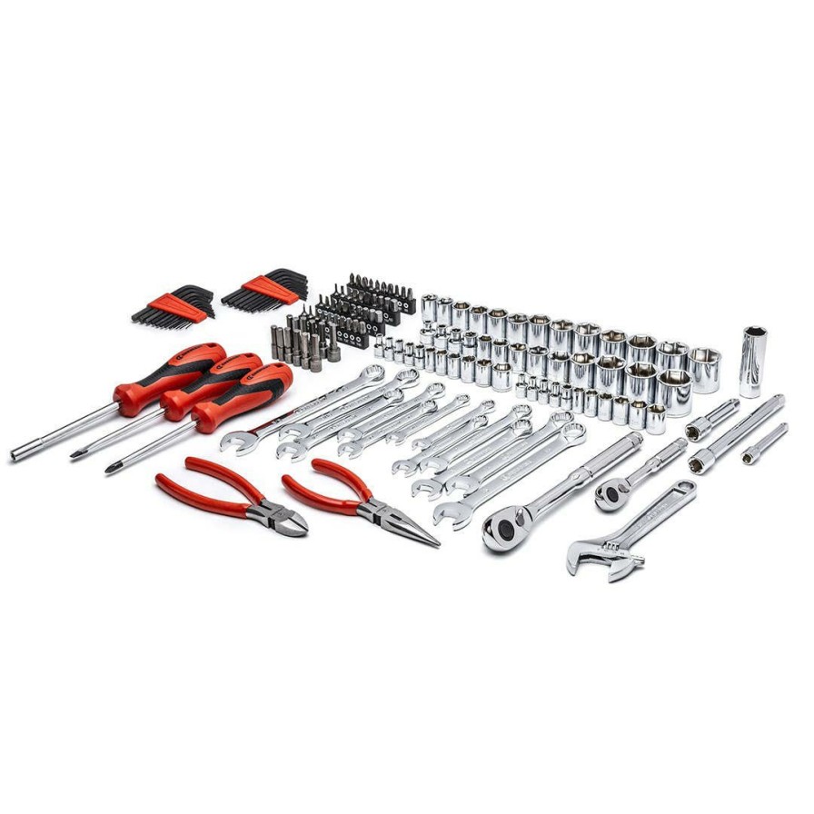 Hand Tools Crescent Tools | Crescent 150 Pc. 1/4" & 3/8" Drive 6 Point Sae/Metric Professional Tool Set Ctk150