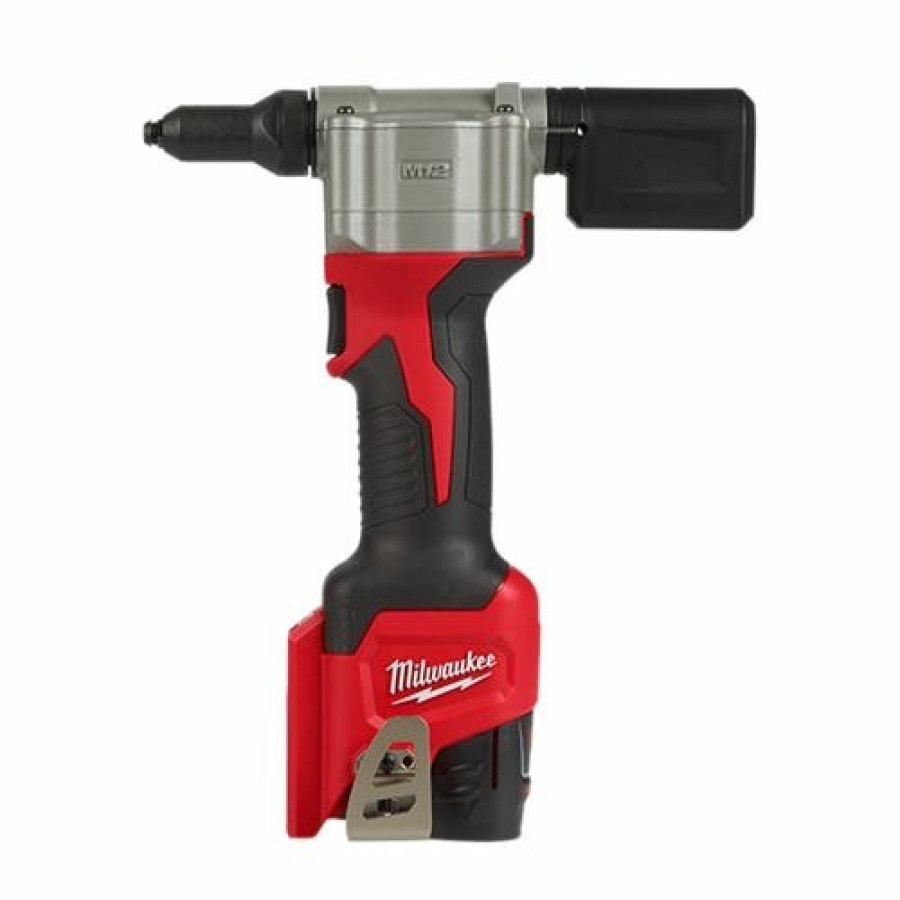 Power Tools Milwaukee Tools | Milwaukee M12 Cordless Rivet Tool (1.5Ah) Kit 2550-22