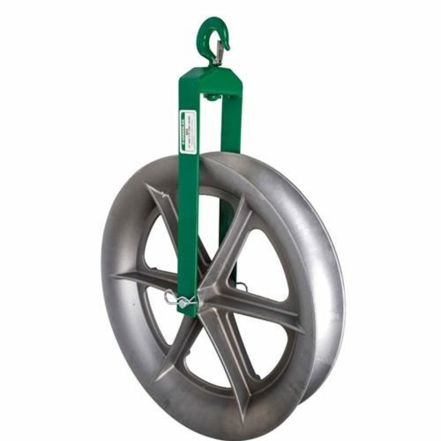 Accessories Greenlee | Greenlee 4000 Lbs Hook Type Sheave 24" 653