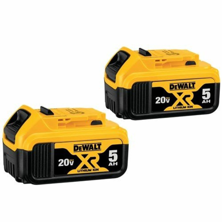 Power Tools DeWalt | Dewalt 20V Max Xr 5.0Ah Batteries (2 Pack) Dcb205-2