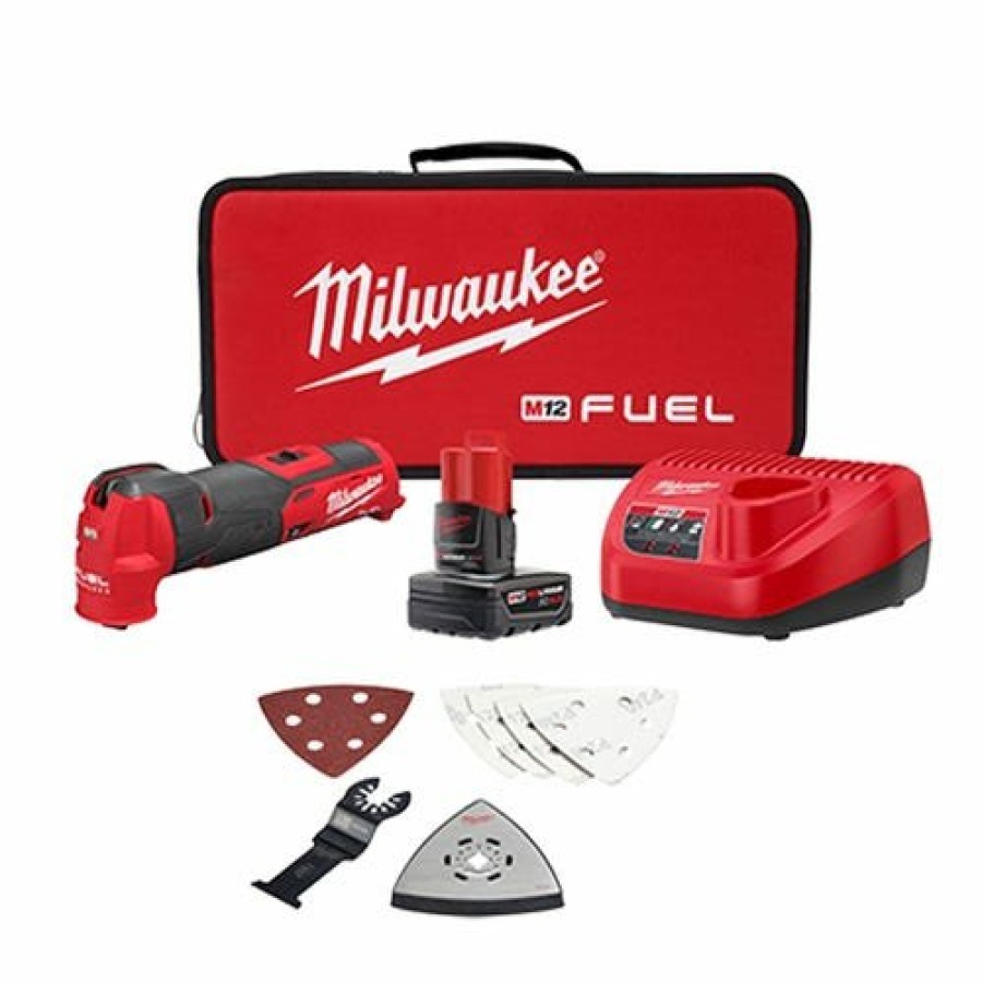 Power Tools Milwaukee Tools | Milwaukee M12 Fuel Cordless Oscillating Multi-Tool Kit 2526-21Xc