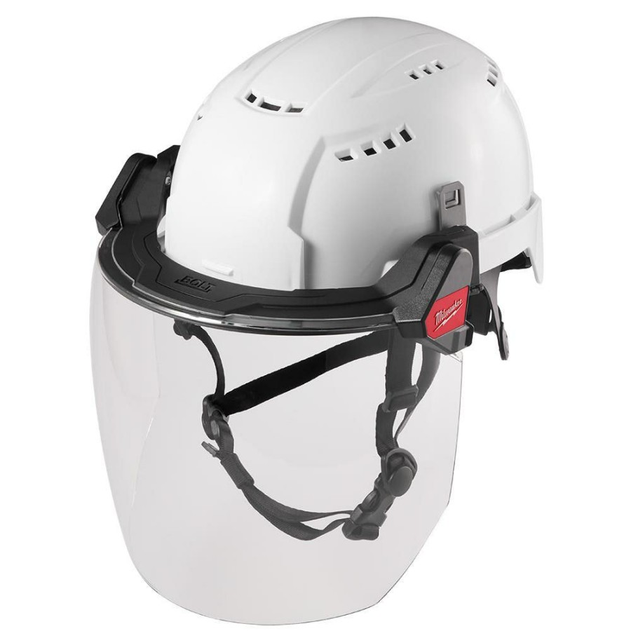 Safety & Work Wear Milwaukee Tools | Milwaukee Bolt Full Face Shield - Clear Dual Coat Lens 48-73-1420