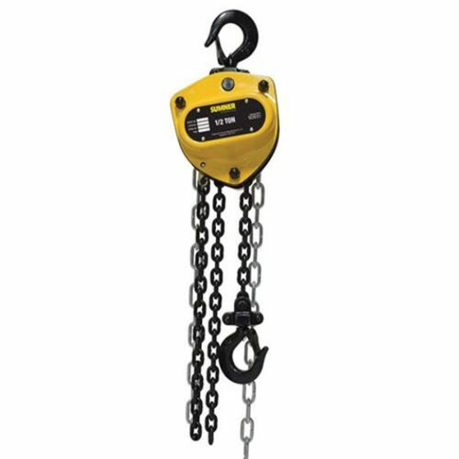 Hardware & Jobsite Supplies Sumner | Sumner 1/2 Ton Premium Chain Hoist W/ 10' Chain Fall 787404