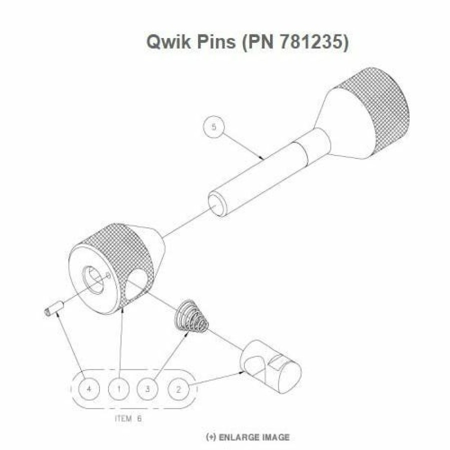 Hand Tools Sumner | Sumner 5/8" - 1-5/8" Qwik Pins 781235