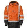 Safety & Work Wear Helly Hansen | Helly Hansen Waterproof Potsdam Jacket Class 3 Orange/Charcoal 71389-269