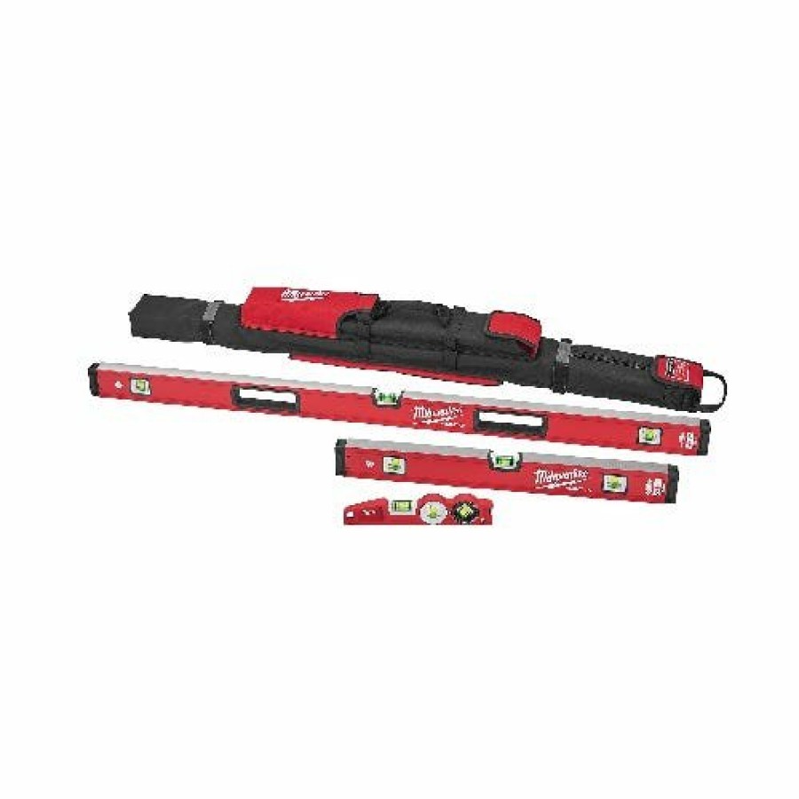 Hand Tools Milwaukee Tools | Milwaukee Redstick 3-Pocket 48" Level Bag (Levels Not Included) Mlsb48