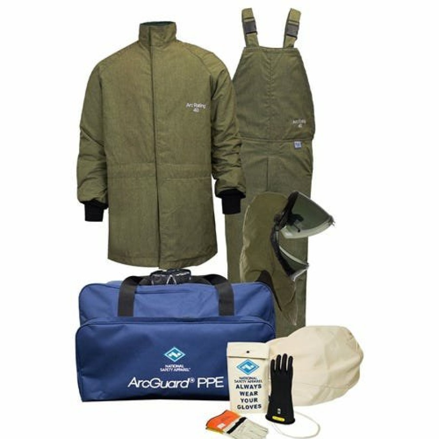 Safety & Work Wear NSA | Drifire 40 Cal Cat 4 Arcguard Revolite Arc Flash Kit W/ Gloves