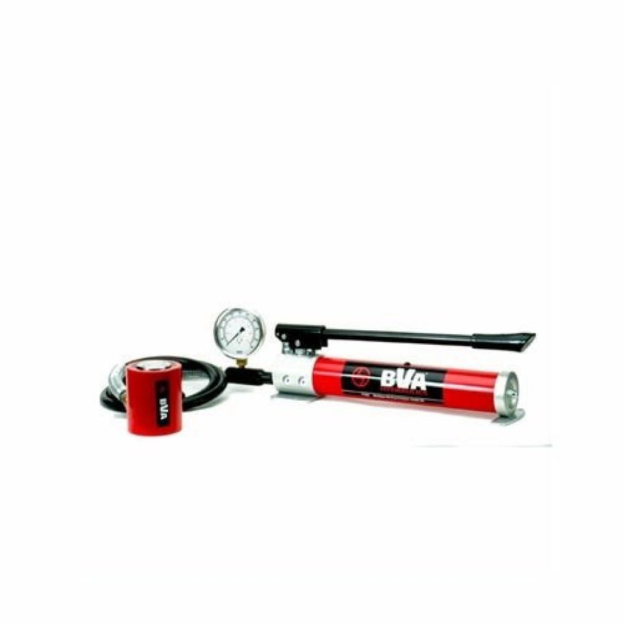 Power Tools BVA Hydraulics | Bva 30 Ton 2.44" Stroke Hydraulic Cylinder Set With P1000 Hand Pump Sp10-3002L