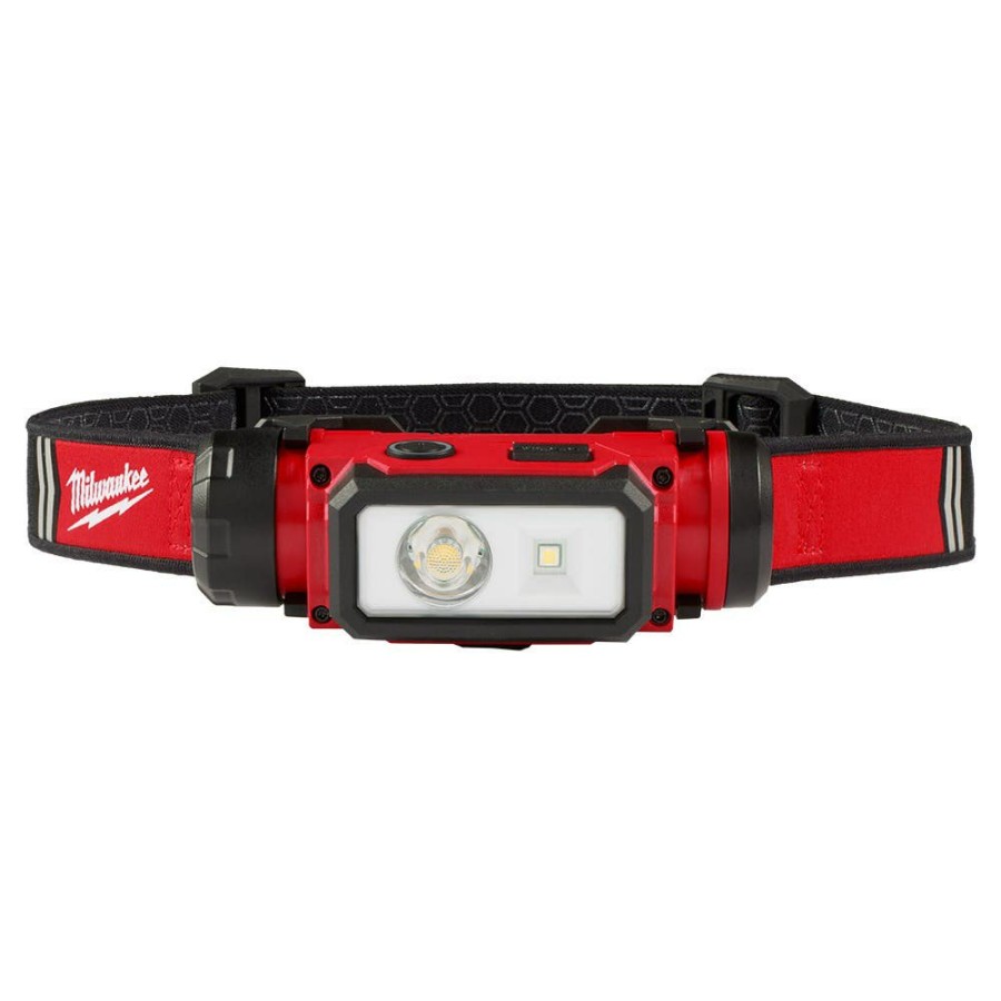 Power Tools Milwaukee Tools | Milwaukee Redlithium Usb Hardhat Headlamp 600 Lumens 2163-21