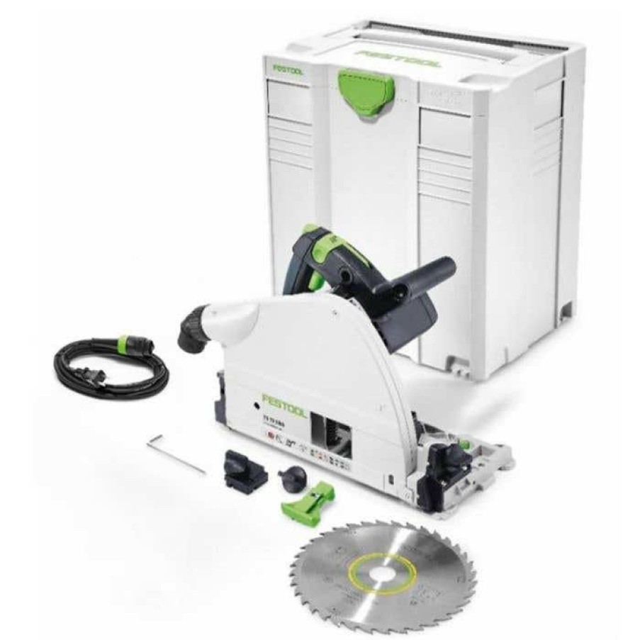 Power Tools Festool | Festool Ts 75 Eq-F-Plus Plunge Cut Track Saw 576118