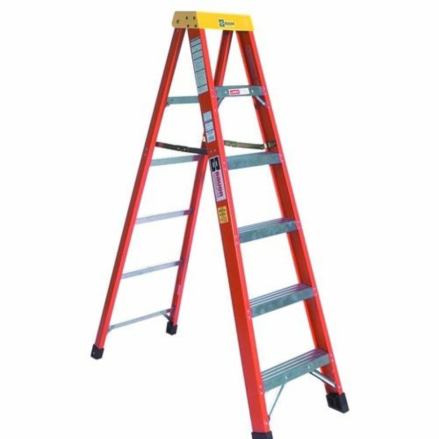 Hardware & Jobsite Supplies Bauer Ladders | Bauer 6' Fiberglass Stepladder Type Ia 300 Lb. Rated 30406