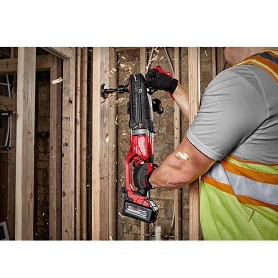 Power Tools Milwaukee Tools | Milwaukee M18 Fuel Super Hawg Right Angle Drill W/ Quik-Lok 2811-20