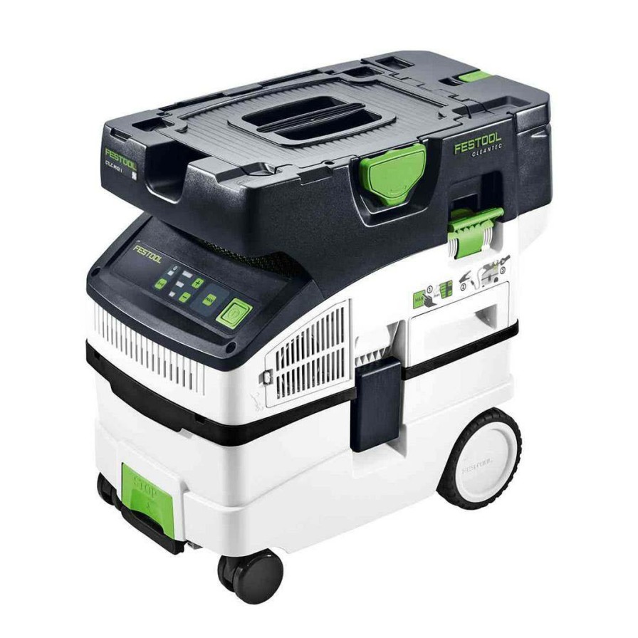 Power Tools Festool | Festool Cordless Mobile Dust Extractor Ctc Midi I Hepa-Basic Cleantec 577069