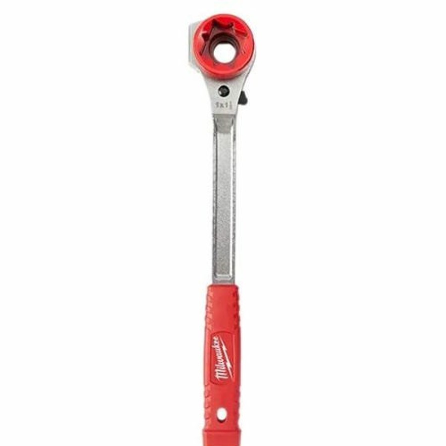 Hand Tools Milwaukee Tools | Milwaukee Lineman'S High Leverage Ratcheting Wrench 48-22-9213M