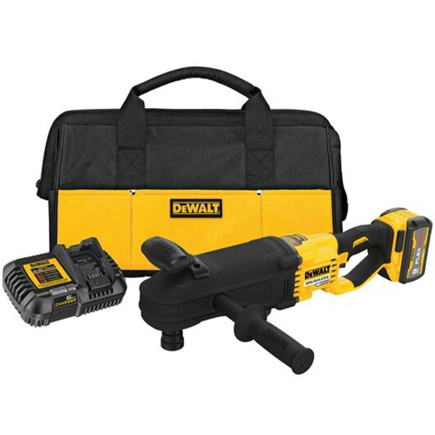 Power Tools DeWalt | Dewalt 60V Max Brushless Quick-Change Stud & Joist Drill Kit W/ E-Clutch System Dcd471X1