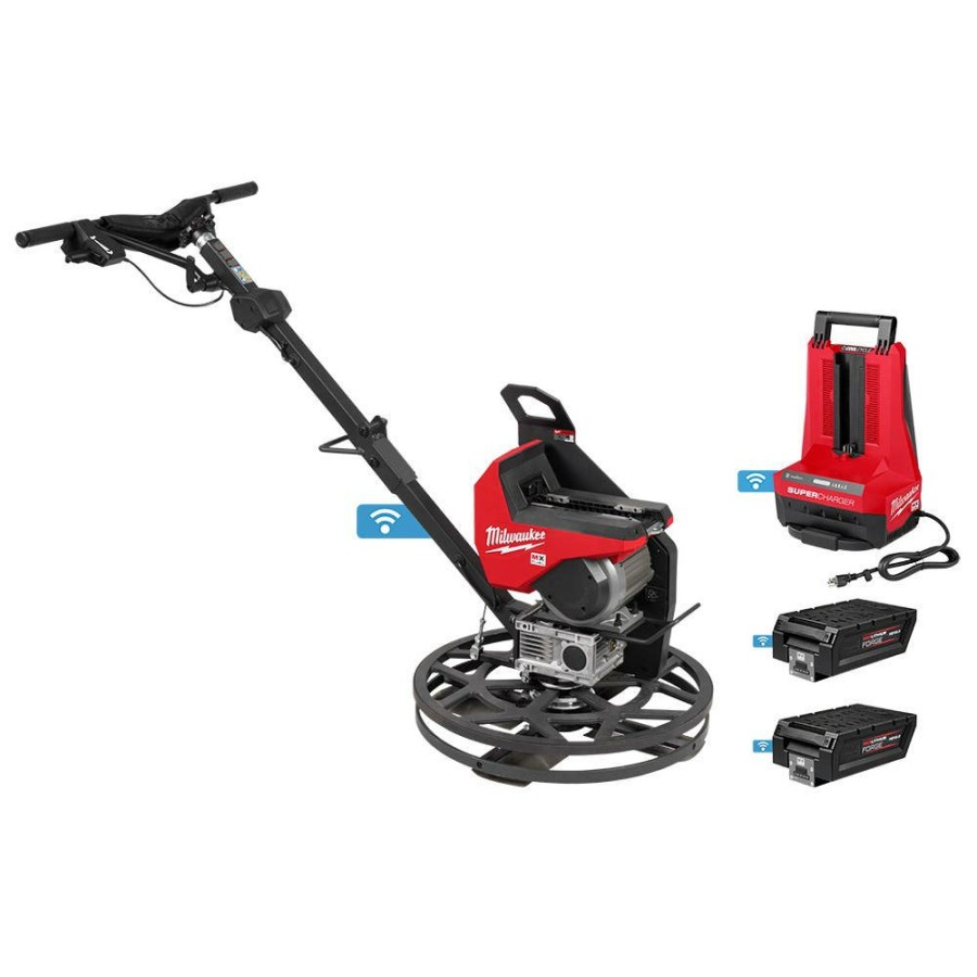 Power Tools Milwaukee Tools | Milwaukee Mx Fuel 24" Walk-Behind Edging Trowel Mxf324-2Hd