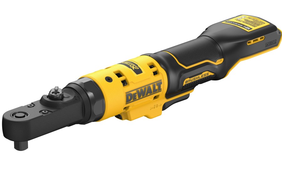 Power Tools DeWalt | Dewalt Xtreme 12V Max* Brushless Cordless 3/8" & 1/4" Sealed Head Ratchet (Tool Only) Dw-Dcf500B