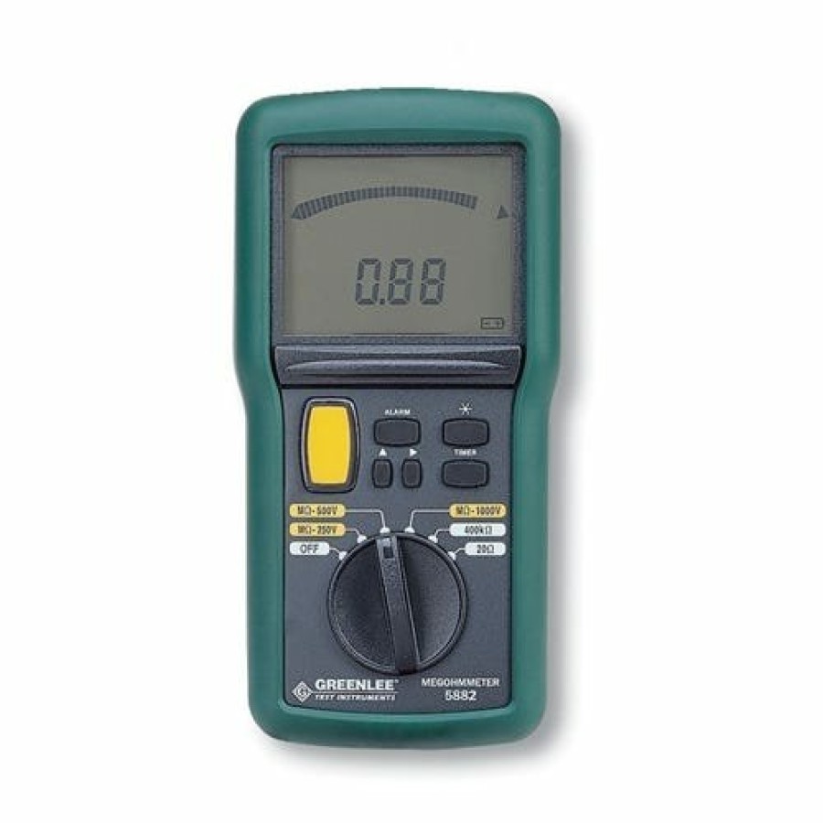 Power Tools Greenlee | Greenlee Digital/Analog Megohmmeter 1Kv - Calibrated 5882-C