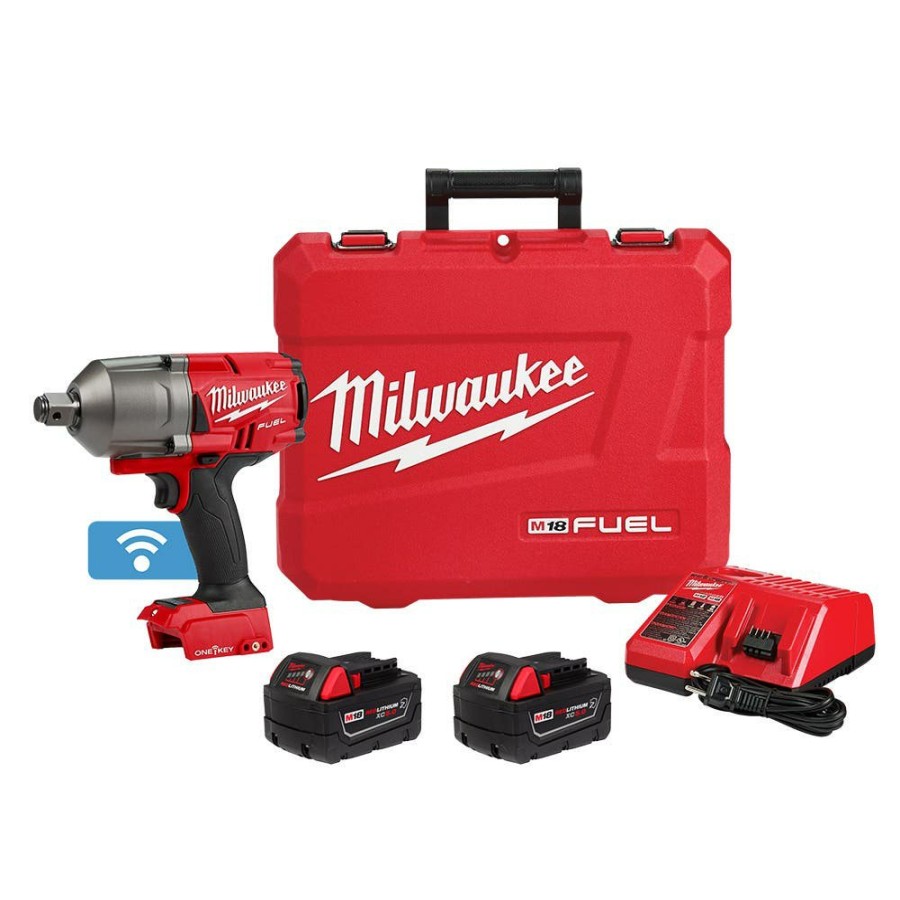 Power Tools Milwaukee Tools | Milwaukee M18 Fuel W/ One-Key High Torque Impact Wrench 3/4" Friction Ring Kit 2864-22R