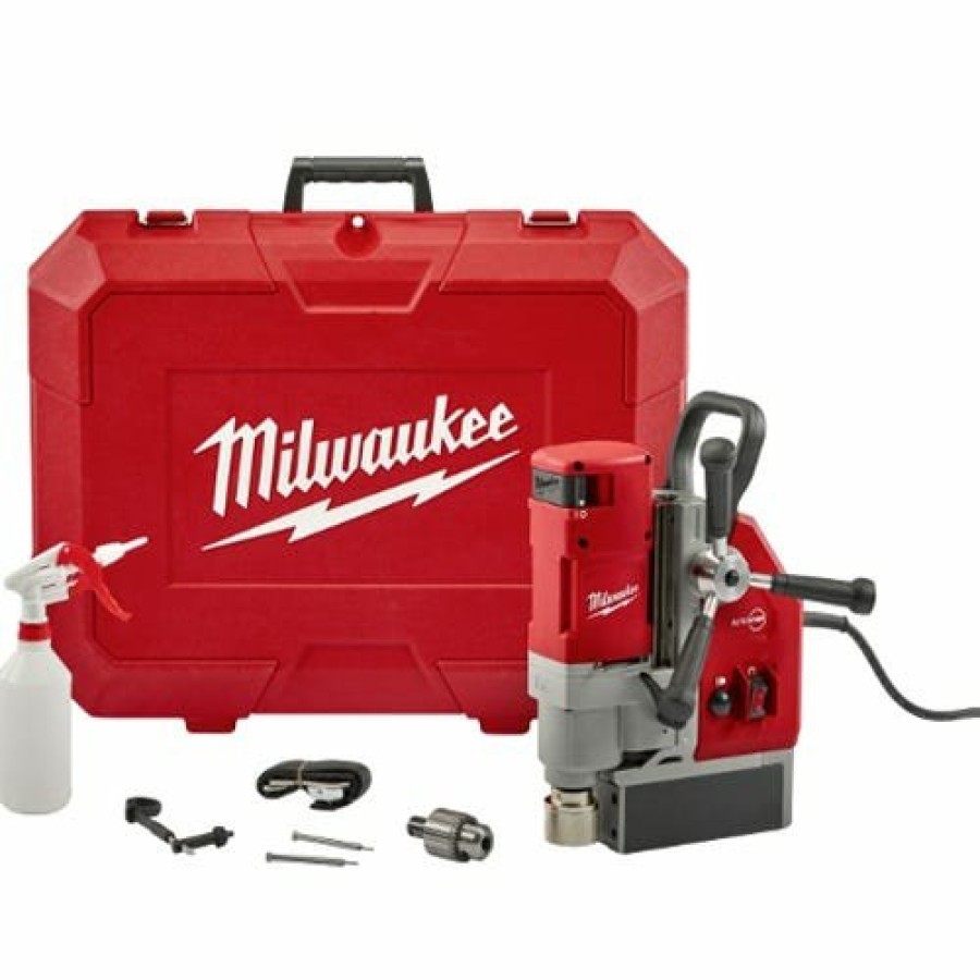 Power Tools Milwaukee Tools | Milwaukee Mag Drill 1-5/8" Kit With Chuck 4272-21