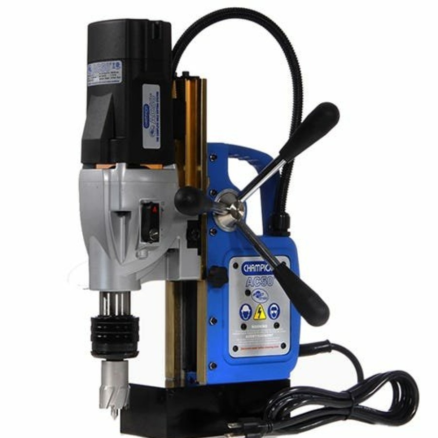 Power Tools Champion Cutting Tools | Champion Mightibrute 2-1/8" Magnetic Drill Press Ac50