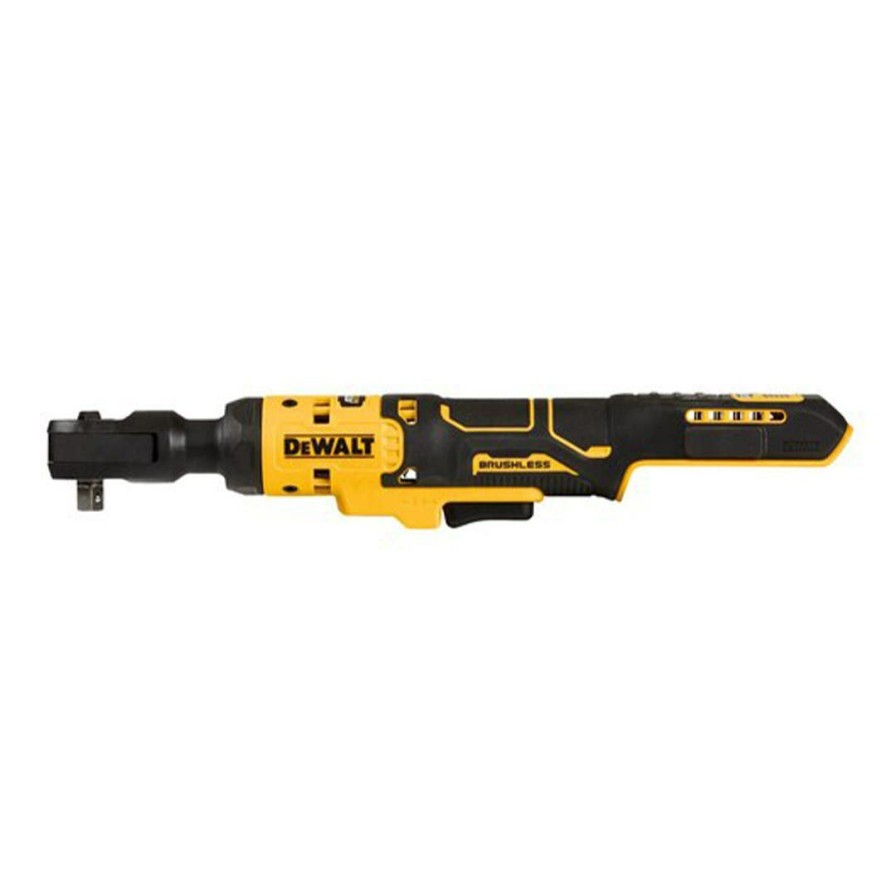 Power Tools DeWalt | Dewalt Atomic Compact Series 20V Max* Brushless Cordless 3/8" Ratchet (Bare Tool) Dcf513B