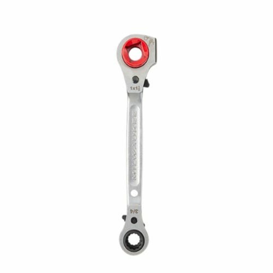 Hand Tools Milwaukee Tools | Milwaukee Lineman'S 5-In-1 Ratcheting Wrench 48-22-9216