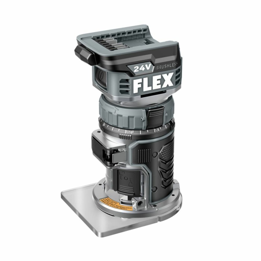 Power Tools FLEX | Flex 24V Brushless Trim Router 1.5Hp (Tool Only) Fx4221-Z