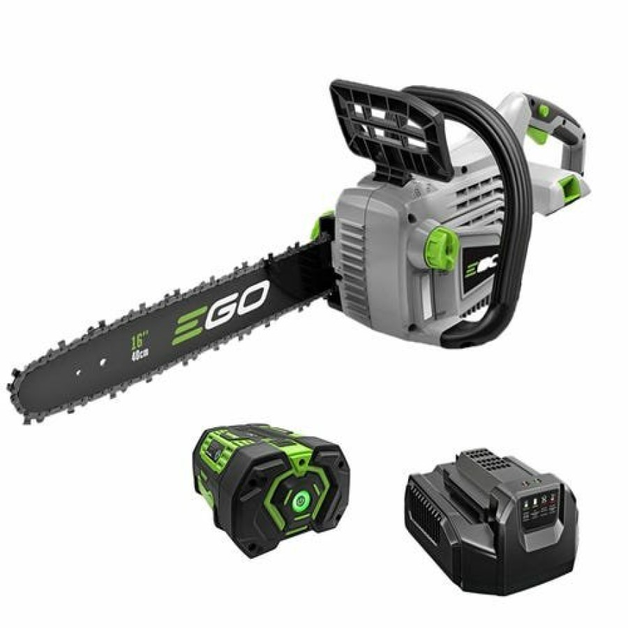 Power Tools EGO Power Equipment | Ego 56V Power+ 16" Chain Saw 5.0Ah Kit Cs1604