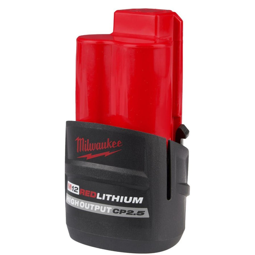 Power Tools Milwaukee Tools | Milwaukee M12 Redlithium High Output Cp2.5 Battery Pack 48-11-2425