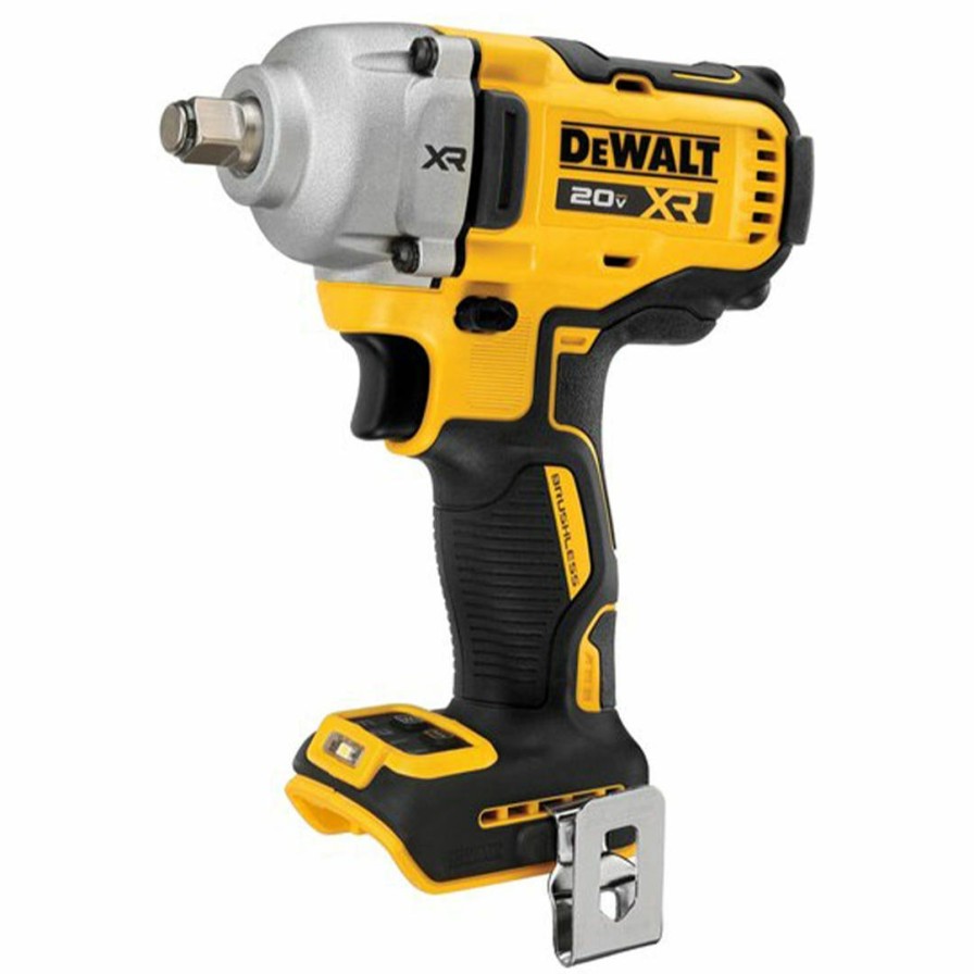 Power Tools DeWalt | Dewalt 20V Max Xr 1/2" Mid-Range Impact Wrench W/ Hog Ring Anvil (Bare Tool) Dcf891B