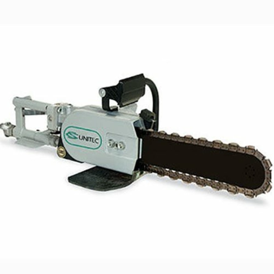 Power Tools CS Unitec | Air Diamond Chain Saw, With 15" Guide Bar & 29 Segment Chain, Wt: 34 Lbs.