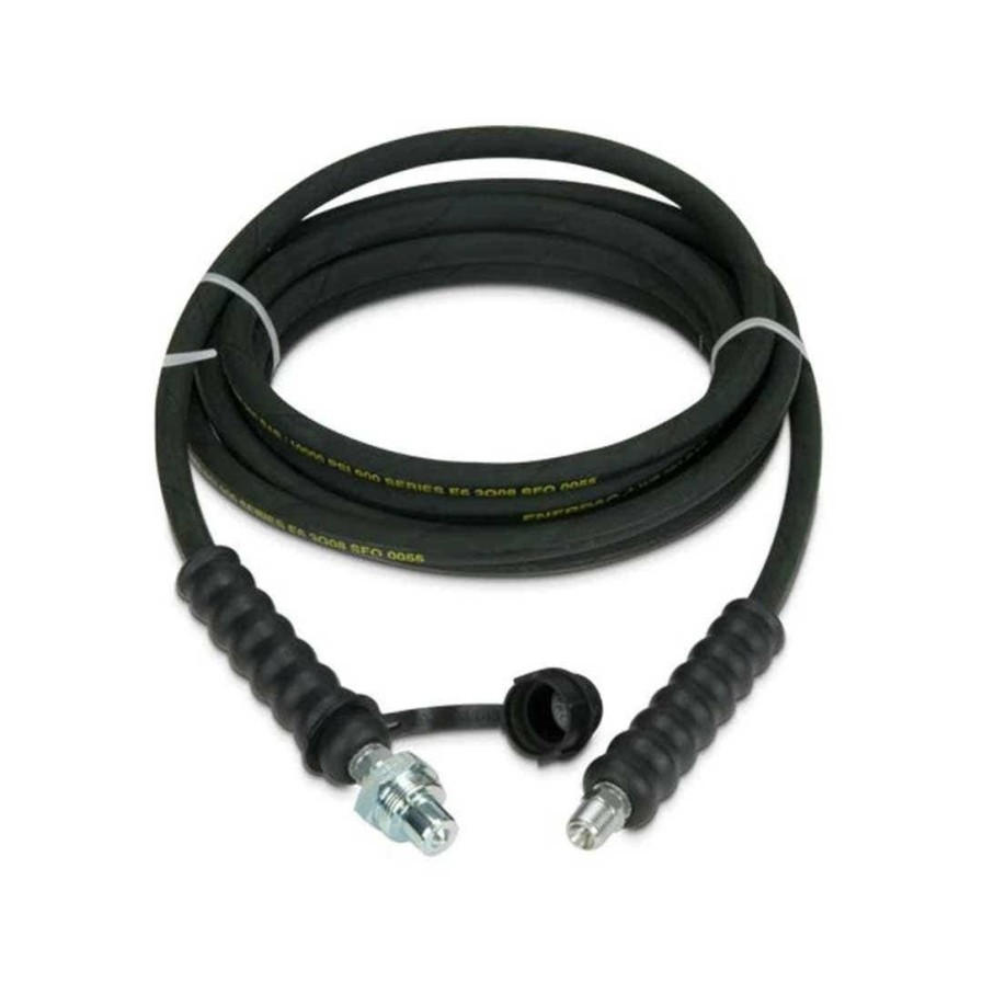 Accessories Enerpac | Enerpac 20 Ft., Heavy-Duty Rubber High Pressure Hydraulic Hose Hc9220