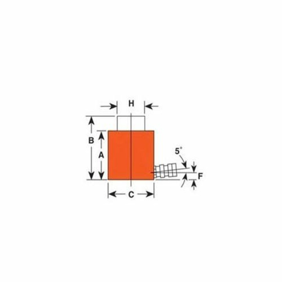 Power Tools Power Team SPX | Power Team 30 Ton Hydraulic 2-7/16" Single Acting Cylinder Spring Return Shorty Rss302