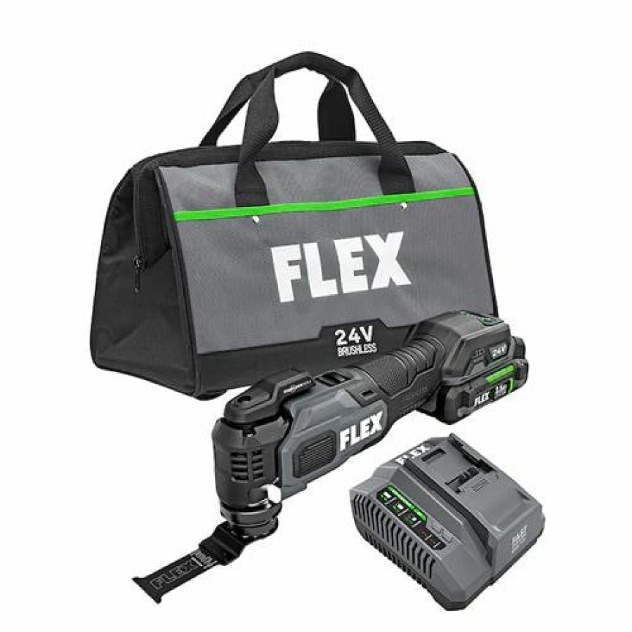 Power Tools FLEX | Flex 24V Oscillating Multi-Tool Starlock Kit (2.5Ah) Fx4111-1A