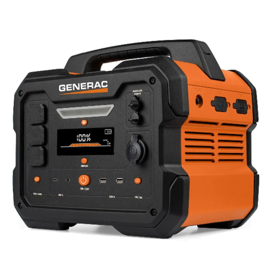 Power Tools Generac | Generac Gb1000 Portable Power Station 1600W/3200W Surge 1086Wh Capacity Gen8025