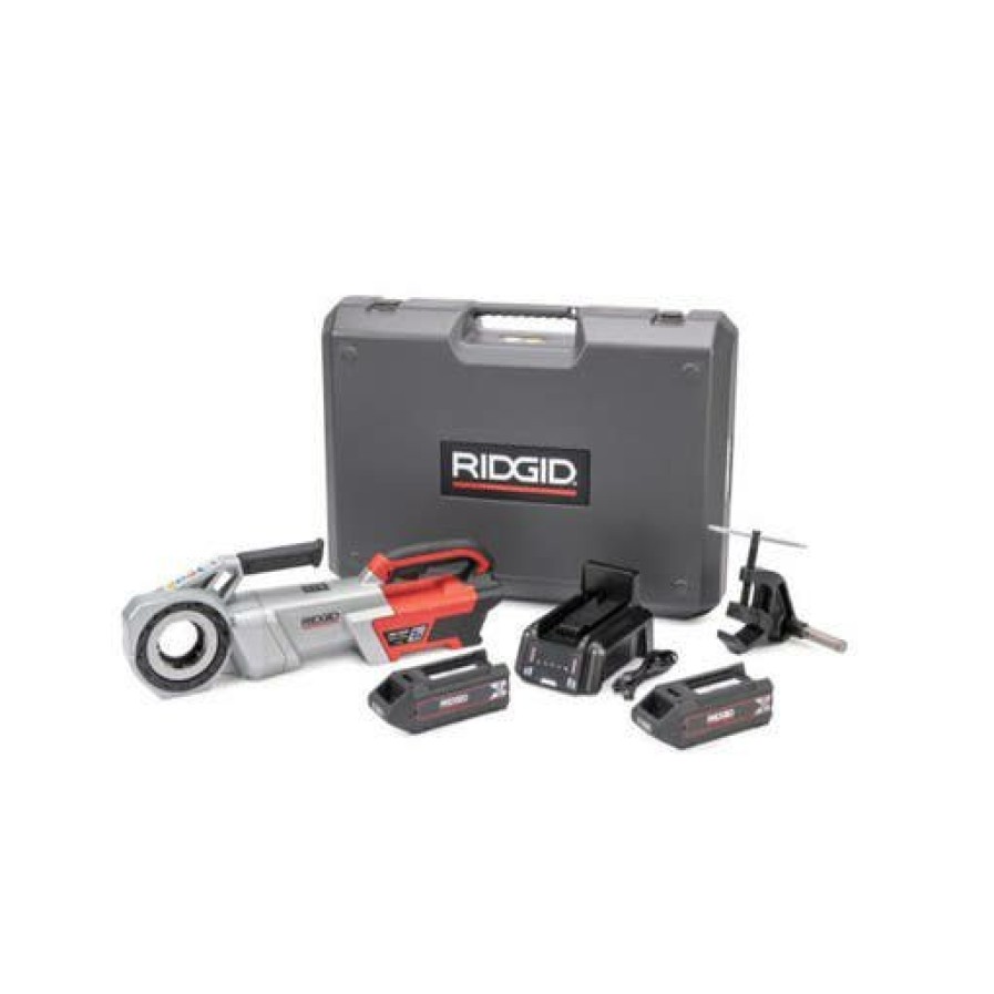 Power Tools RIDGID Tools | Ridgid Power Drive 760 11-R 2X 4Ah Fxp Batteries & Fxp Charger 72018