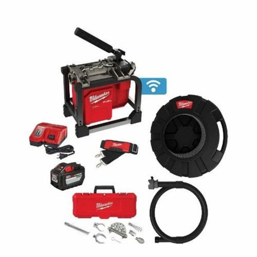 Power Tools Milwaukee Tools | Milwaukee M18 Fuel Sectional Machine 7/8" Kit 2818A-21