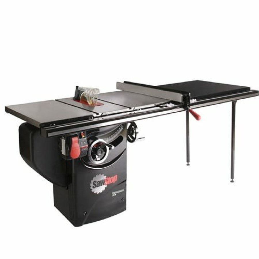 Power Tools SawStop Table Saws | Sawstop 1.75Hp Professional Cabinet Saw 52" T-Glide Fence Pcs175-Tgp252